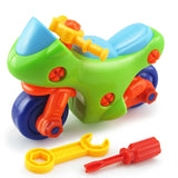 Education DIY Screw Nut Group Installed Plastic 3d Puzzle Disassembly Motorcycle
