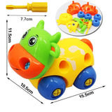 Education DIY Screw Nut Group Installed Plastic 3d Puzzle Disassembly Motorcycle