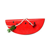 Montessori Kids Educational Toys Fun Wooden toy Worm Eat Fruit Apple pear Early Learning