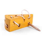 Montessori Kids Educational Toys Fun Wooden toy Worm Eat Fruit Apple pear Early Learning