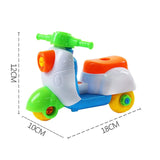 Education DIY Screw Nut Group Installed Plastic 3d Puzzle Disassembly Motorcycle
