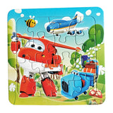 Puzzles Famous Cartoon Super Wings Educational Toy for Children