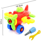 Education DIY Screw Nut Group Installed Plastic 3d Puzzle Disassembly Motorcycle