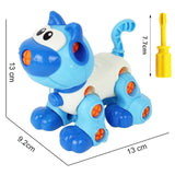 Education DIY Screw Nut Group Installed Plastic 3d Puzzle Disassembly Motorcycle