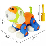 Education DIY Screw Nut Group Installed Plastic 3d Puzzle Disassembly Motorcycle