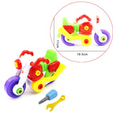 Education DIY Screw Nut Group Installed Plastic 3d Puzzle Disassembly Motorcycle