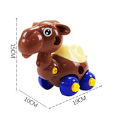 Education DIY Screw Nut Group Installed Plastic 3d Puzzle Disassembly Motorcycle