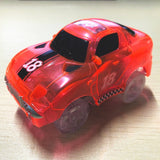 LED Light up Cars for Tracks Electronics Car Toys With Flashing Lights