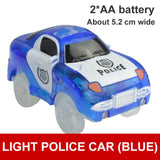 LED Light up Cars for Tracks Electronics Car Toys With Flashing Lights