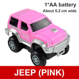 LED Light up Cars for Tracks Electronics Car Toys With Flashing Lights