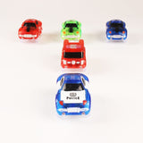 LED Light up Cars for Tracks Electronics Car Toys With Flashing Lights