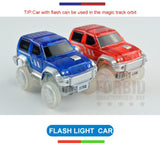LED Light up Cars for Tracks Electronics Car Toys With Flashing Lights