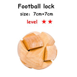 Classic 3D Wooden Puzzle Lock Toys Cube Game Model Kit Design IQ Brain